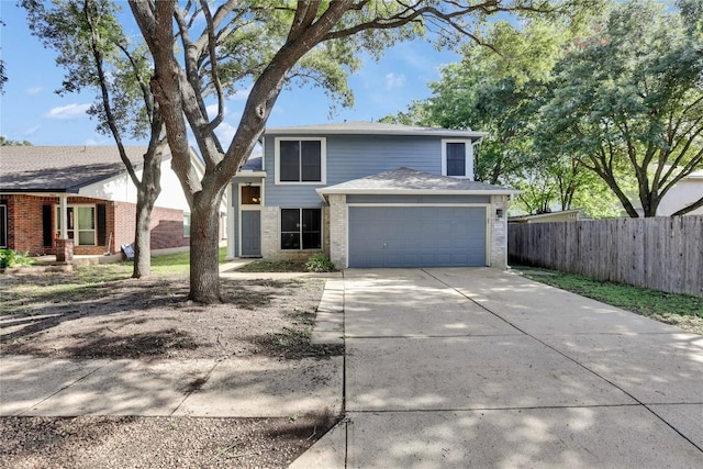 1608 Melibee Trl, Austin, TX 78748 - view of front of house with brick siding, a garage, and driveway