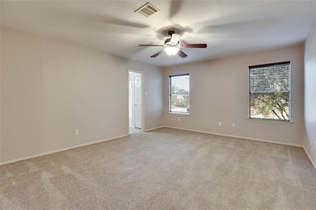 1608 Melibee Trl, Austin, TX 78748 - spare room featuring ceiling fan and light carpet