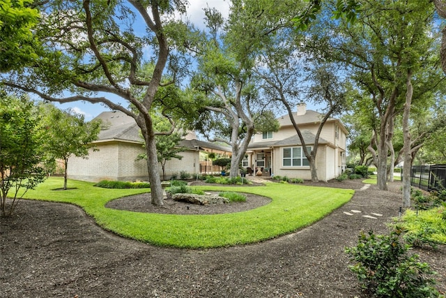 5100 Hadle Cv, Austin, TX 78730 - back of property with a chimney