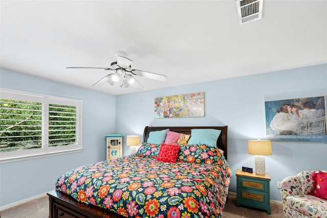 5100 Hadle Cv, Austin, TX 78730 - carpeted bedroom with baseboards and ceiling fan