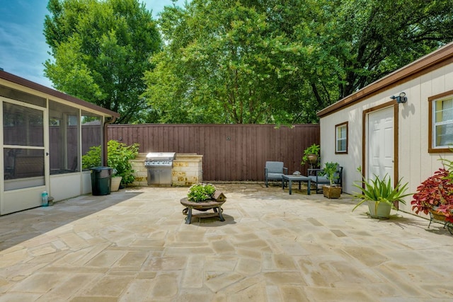 307 N Rainbow Bridge Dr, Cedar Park, TX 78613 - view of patio / terrace with grilling area