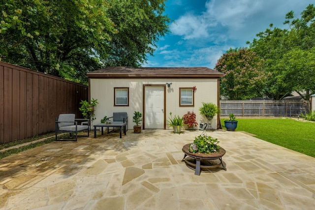 307 N Rainbow Bridge Dr, Cedar Park, TX 78613 - view of outdoor structure with a fenced backyard
