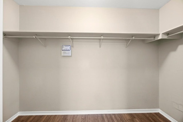 13620 Merseyside Dr, Pflugerville, TX 78660 - spacious closet featuring dark wood-type flooring