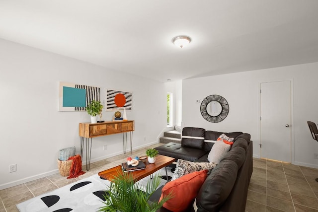 6718 Silvermine Dr Unit 802, Austin, TX 78736 - living area with tile patterned flooring and baseboards