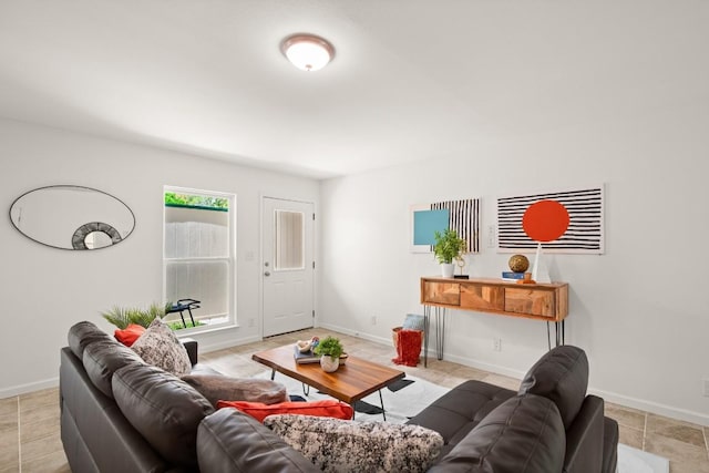 6718 Silvermine Dr Unit 802, Austin, TX 78736 - living area featuring baseboards and light tile patterned floors