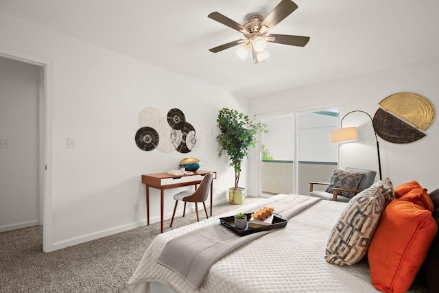 6718 Silvermine Dr Unit 802, Austin, TX 78736 - bedroom featuring carpet flooring and a ceiling fan