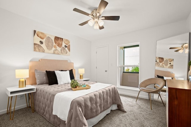 6718 Silvermine Dr Unit 802, Austin, TX 78736 - bedroom with carpet flooring and a ceiling fan
