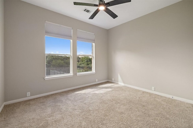 128 Big Sky Cv, Austin, TX 78737 - carpeted spare room with a ceiling fan and baseboards