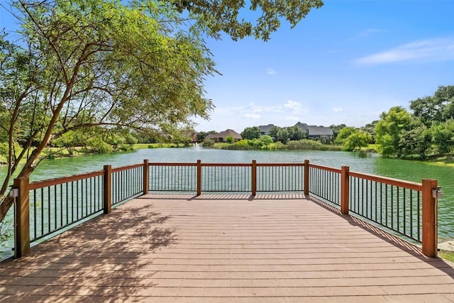 128 Big Sky Cv, Austin, TX 78737 - dock area featuring a water view