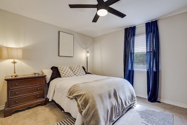 902 Linden St, Bastrop, TX 78602 - bedroom featuring light colored carpet and ceiling fan