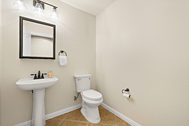 3608 Rockefeller Cv, Lago Vista, TX 78645 - half bathroom with tile patterned flooring and toilet