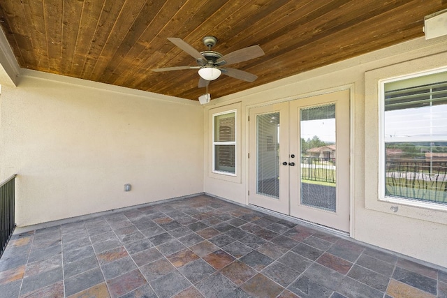 3608 Rockefeller Cv, Lago Vista, TX 78645 - unfurnished sunroom featuring french doors