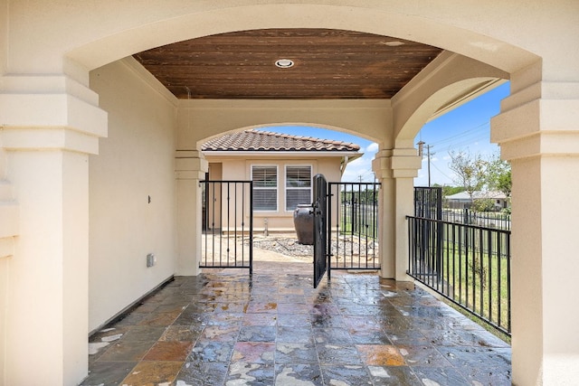 3608 Rockefeller Cv, Lago Vista, TX 78645 - view of patio / terrace with a gate