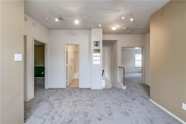 2306 Wilma Rudolph Rd, Austin, TX 78748 - carpeted empty room featuring a smoke detector and attic access