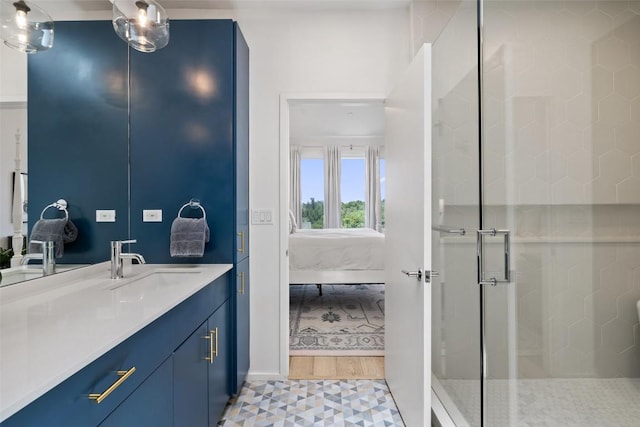 3100 Menchaca Rd Unit 24, Austin, TX 78704 - ensuite bathroom featuring vanity and a shower stall