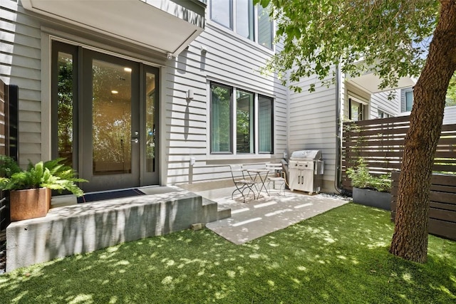 3100 Menchaca Rd Unit 24, Austin, TX 78704 - view of patio featuring a grill