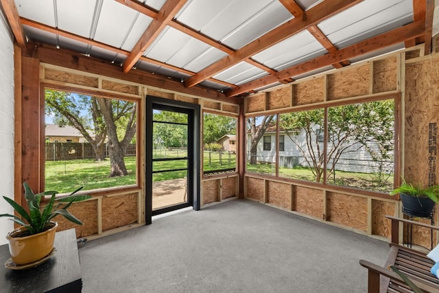 1215 Bois Darc St, Lockhart, TX 78644 - view of unfurnished sunroom