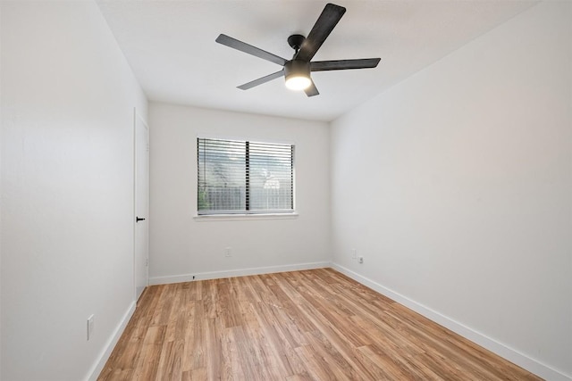 12307 Marogot Run, Austin, TX 78758 - unfurnished room featuring light wood-style floors and a ceiling fan