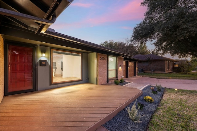 5809 Cherry Creek Dr, Austin, TX 78745 - view of wooden terrace