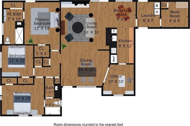 5809 Cherry Creek Dr, Austin, TX 78745 - view of property floor plan