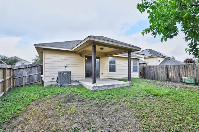 10423 Ancient Anchor, San Antonio, TX 78245 - back of property with a patio and a fenced backyard