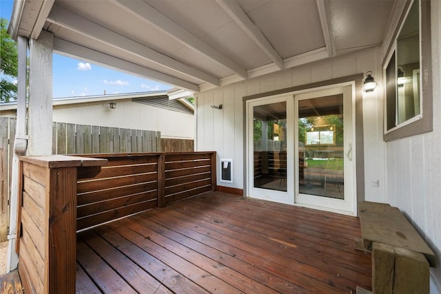3207 Harpers Ferry Ln, Austin, TX 78745 - view of deck