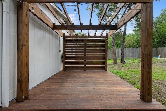 3207 Harpers Ferry Ln, Austin, TX 78745 - view of wooden deck