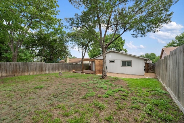 3207 Harpers Ferry Ln, Austin, TX 78745 - view of fenced backyard