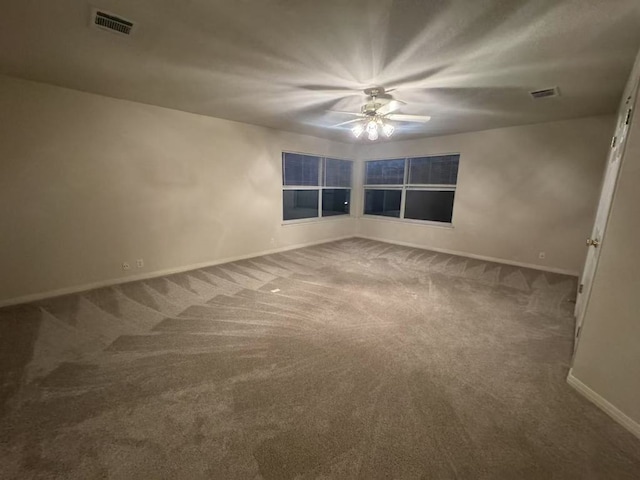 10204 Tenava Ct, Austin, TX 78726 - carpeted empty room with baseboards and a ceiling fan