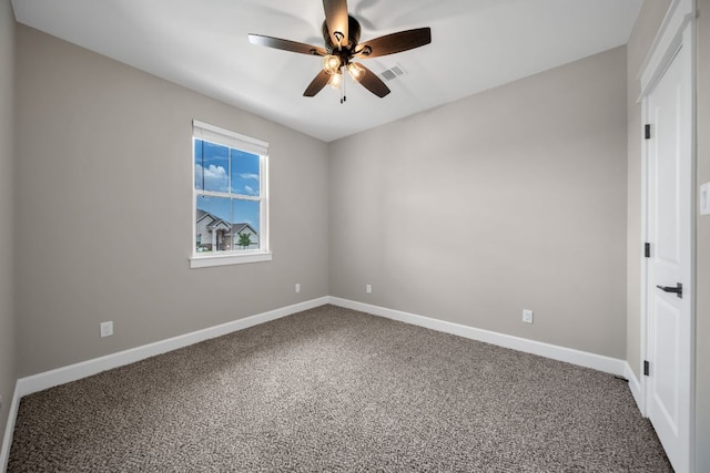 122 Buffalo Ridge Rd, Giddings, TX 78942 - spare room with carpet and ceiling fan