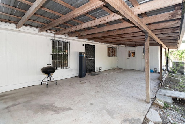 1106 Saucedo St, Austin, TX 78721 - view of patio / terrace with an exterior structure