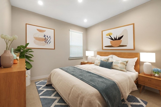1332 Brescia Walk, Leander, TX 78641 - bedroom featuring carpet flooring and recessed lighting