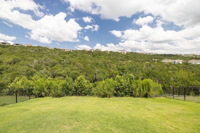 1332 Brescia Walk, Leander, TX 78641 - view of yard featuring a wooded view
