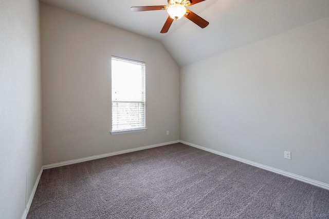 21016 Abigail Way, Pflugerville, TX 78660 - bonus room with carpet, ceiling fan, and vaulted ceiling