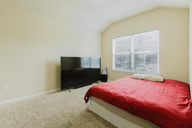 184 Voss St, Kyle, TX 78640 - bedroom featuring lofted ceiling and carpet