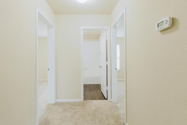 184 Voss St, Kyle, TX 78640 - hallway featuring carpet floors and baseboards