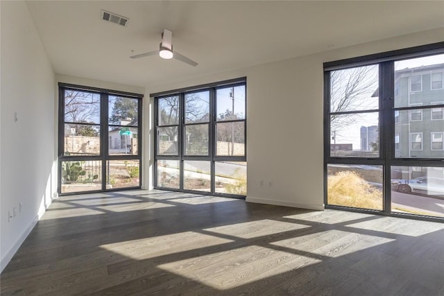 800 Embassy Dr Unit 137, Austin, TX 78702 - unfurnished room with ceiling fan and wood finished floors