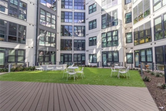 800 Embassy Dr Unit 137, Austin, TX 78702 - wooden deck with a lawn