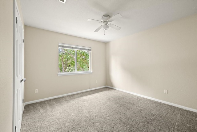 3416 Oxsheer Dr, Austin, TX 78732 - carpeted spare room with a ceiling fan and baseboards
