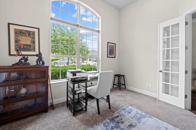 1329 Siena Sunset Rd, Leander, TX 78641 - carpeted office with healthy amount of natural light