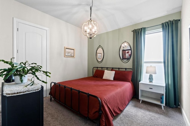 1329 Siena Sunset Rd, Leander, TX 78641 - carpeted bedroom with a chandelier