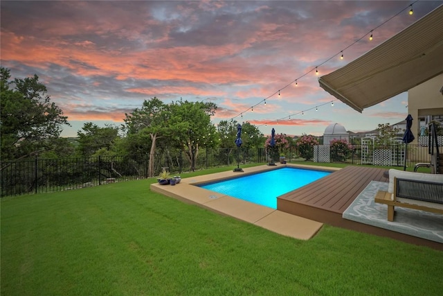 1329 Siena Sunset Rd, Leander, TX 78641 - view of swimming pool with a fenced backyard