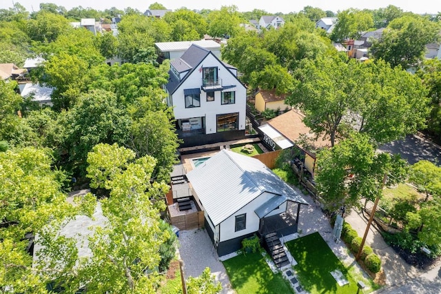 1914 E 8th St, Austin, TX 78702 - aerial perspective of suburban area