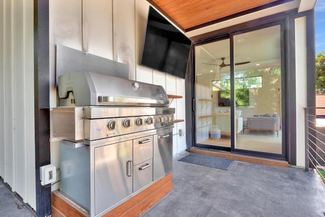 1914 E 8th St, Austin, TX 78702 - view of patio / terrace with grilling area