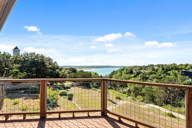 18113 Travis Dr, Lago Vista, TX 78645 - balcony with a water view