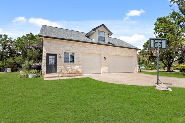 18113 Travis Dr, Lago Vista, TX 78645 - garage with concrete driveway