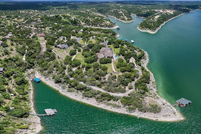 18113 Travis Dr, Lago Vista, TX 78645 - drone / aerial view of a nearby body of water