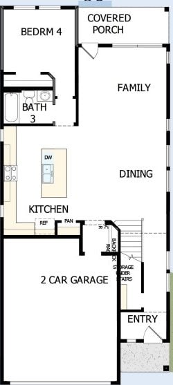 829 Nadal Path, Round Rock, TX 78664 - view of floor plan / room layout