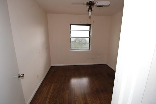 313 Elm St, Copperas Cove, TX 76522 - spare room featuring wood finished floors and ceiling fan