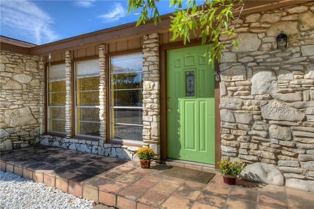 1811 Lone Oak Dr, Leander, TX 78641 - view of exterior entry with stone siding